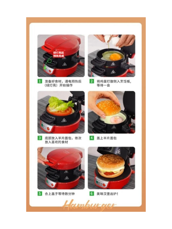 Multifunctional Burger Press Machine