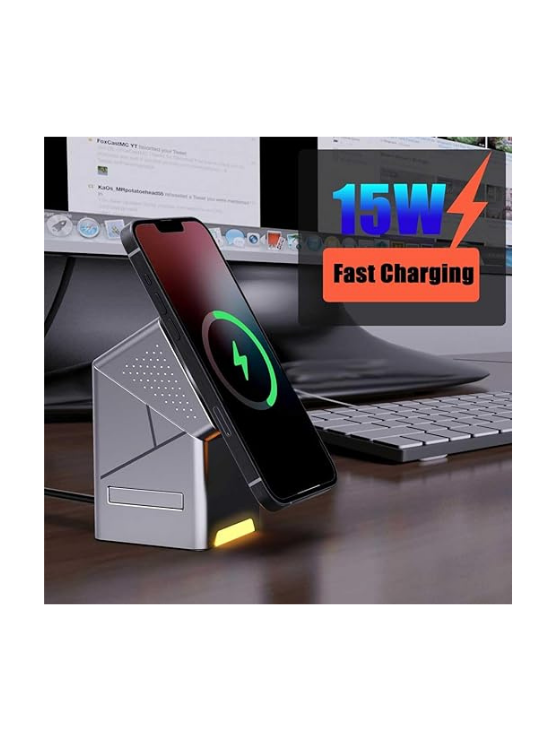 New Generation 3-in-1 Magnetic Pop-up Design Wireless Charger
